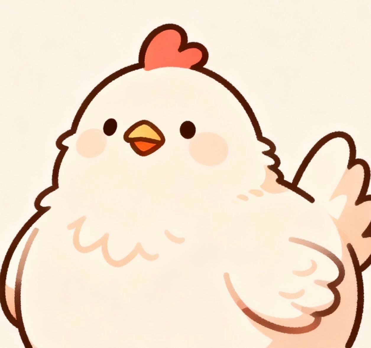 てばさきの鶏のプロフィールイラスト